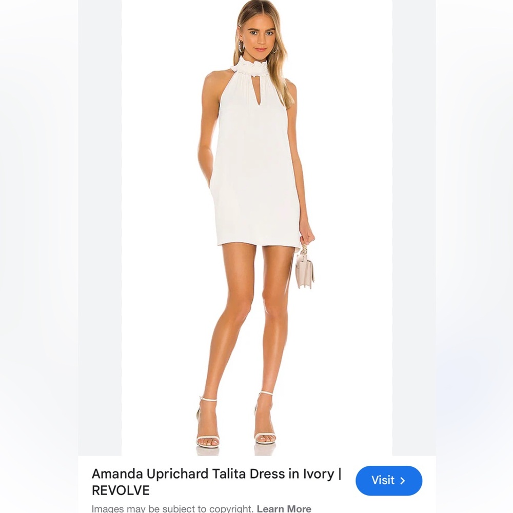 Amanda Uprichard Ivory Mini Dress